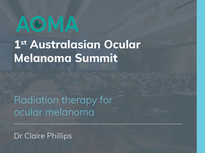 Radiation therapy for ocular melanoma | 19 min