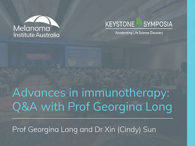 Advances in immunotherapy: Q&A with Prof Georgina Long AO | 27 min