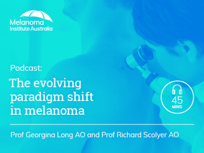 Podcast thumbnail_Evolving paradigm shift in melanoma